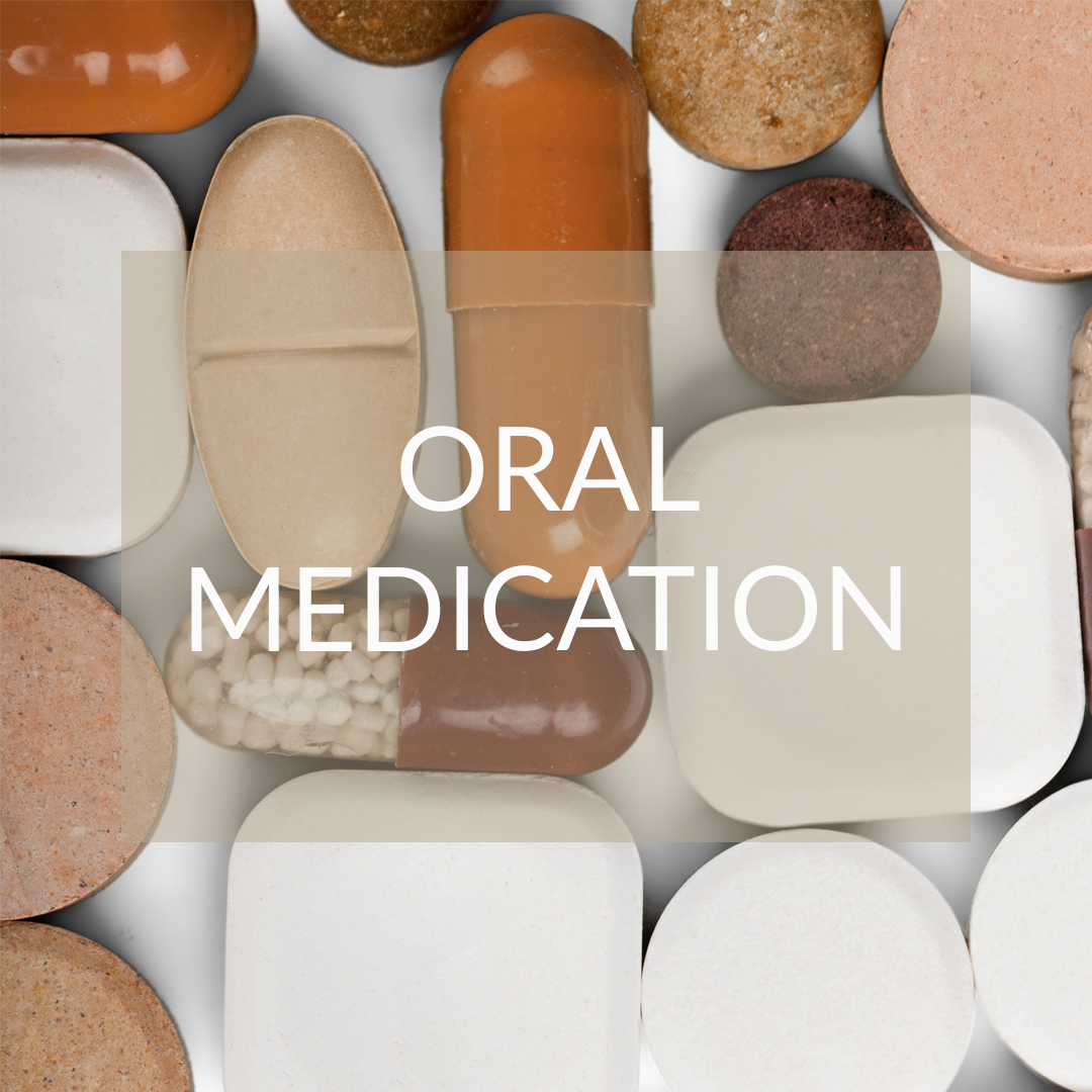 pharmacological treatment oral medication