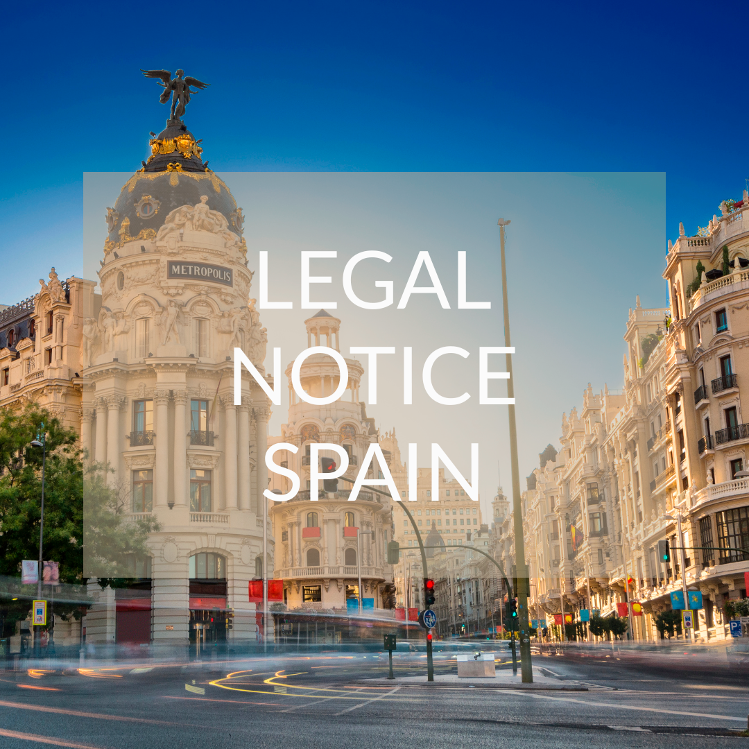 legal notice espana